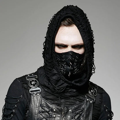 Punk Vibe Gothic Hoodie: Streetwear for Individualists