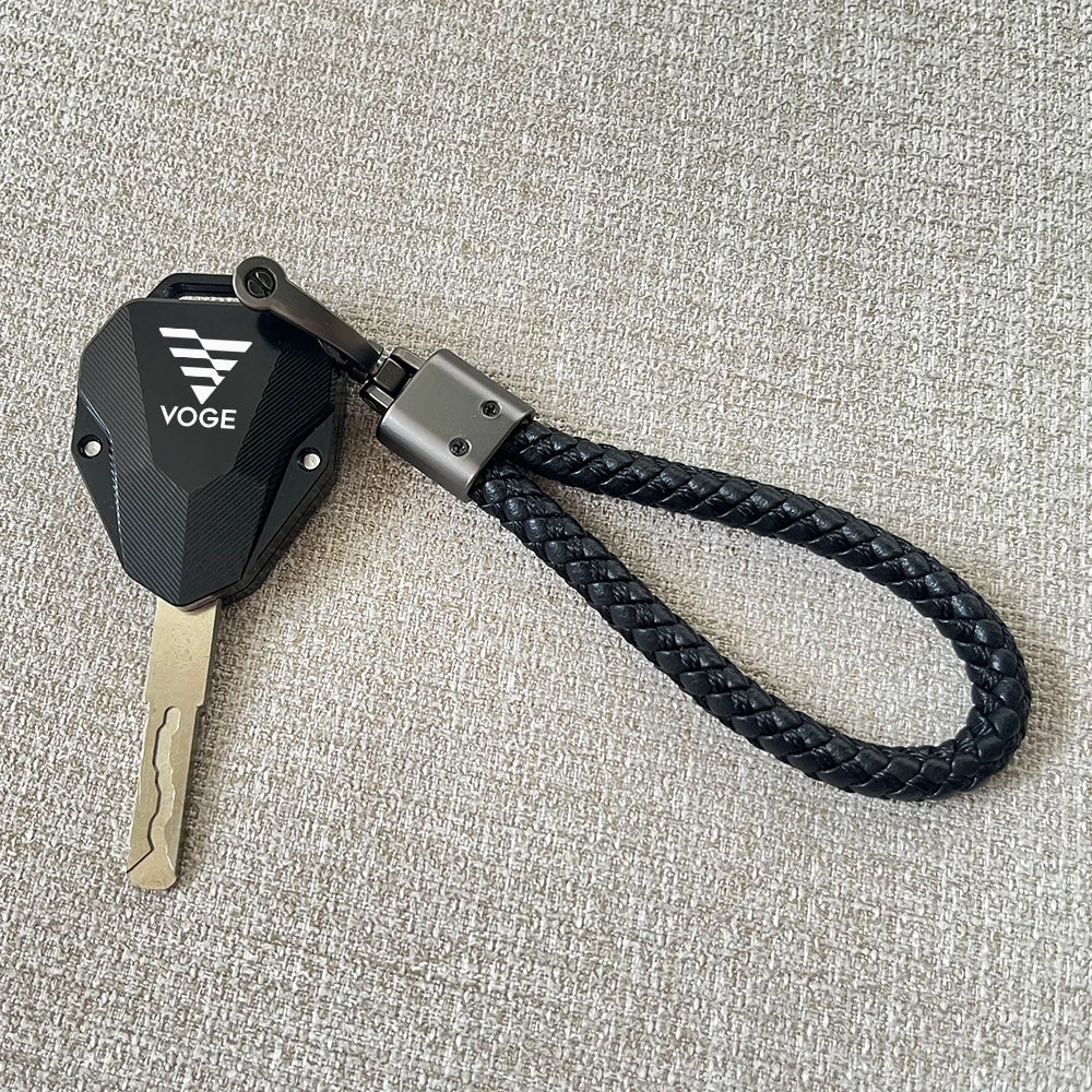 VOGE DS Key Guard: CNC Aluminum Key Cover & Chain