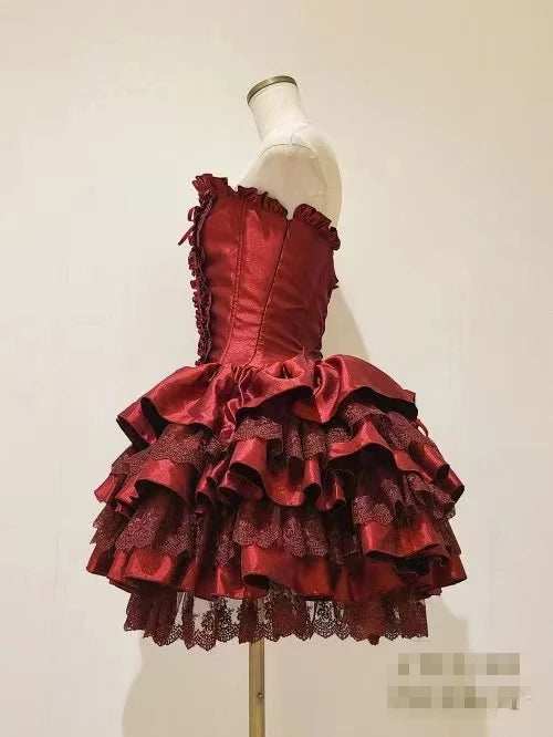 Lace Elegance: Japanese Gothic Lolita Dress