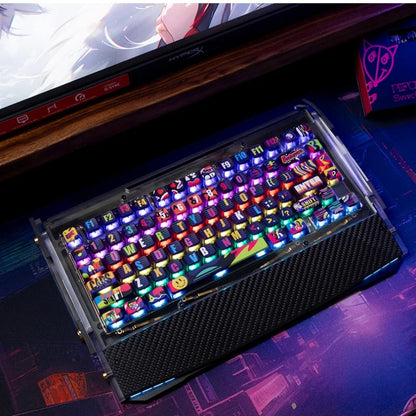 Original PIIFOX Neon Party Theme Transparent Keycap
