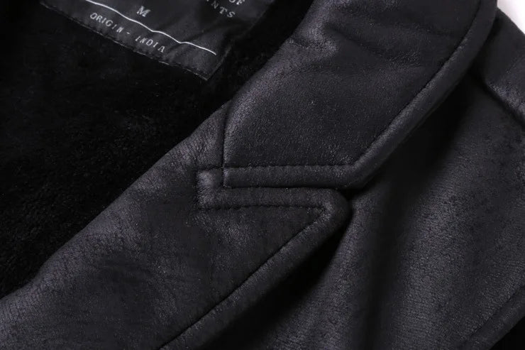 Vintage Suede Slim Fit Men's Vest