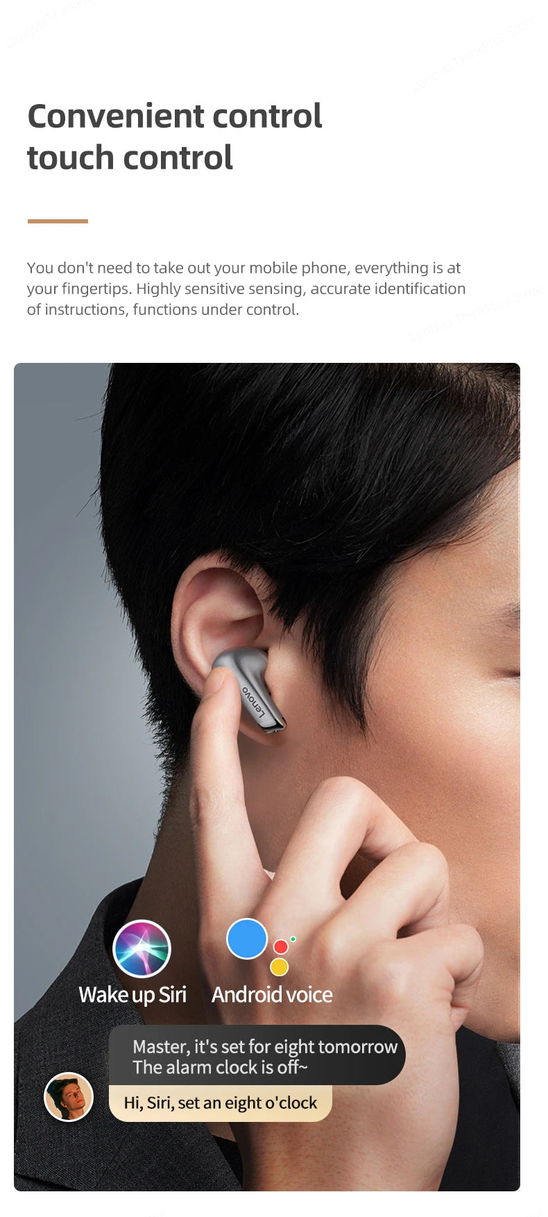 Lenovo LP5 Wireless HiFi Earbuds - Sports, Comfort, and Durability