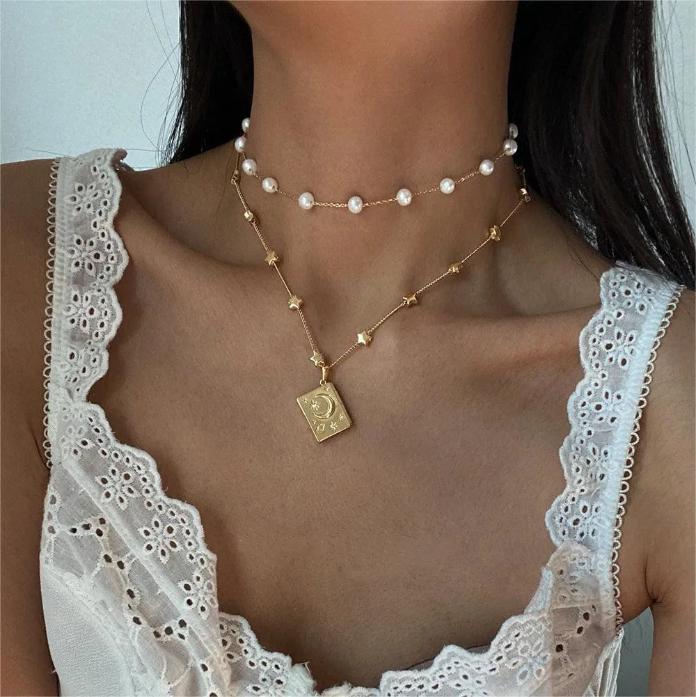 Moonlit Memories Pendant Necklace for Lovers