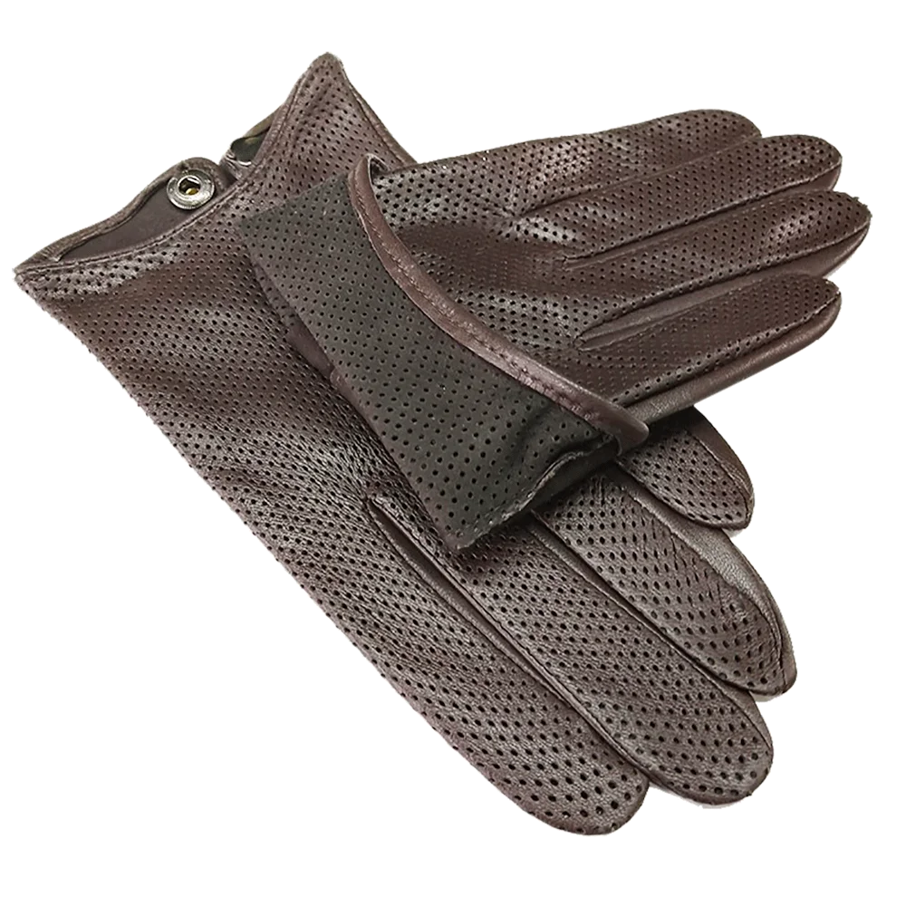 HighShine Luxury Leather Driving Riding Gloves