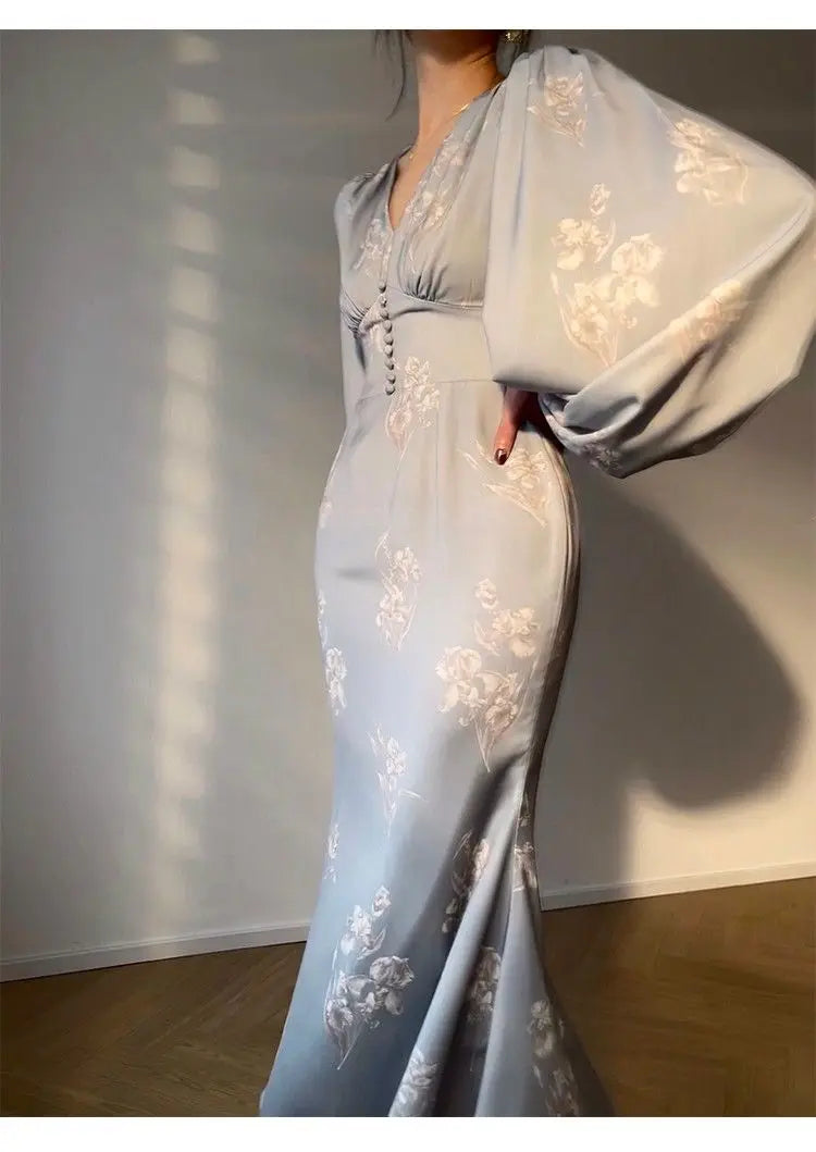 Elegant Mermaid Vintage Dress for Women