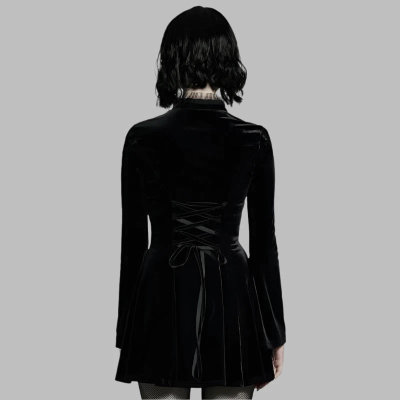 Gothic Velvet Elegance Dress