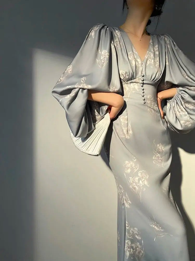 Elegant Mermaid Vintage Dress for Women