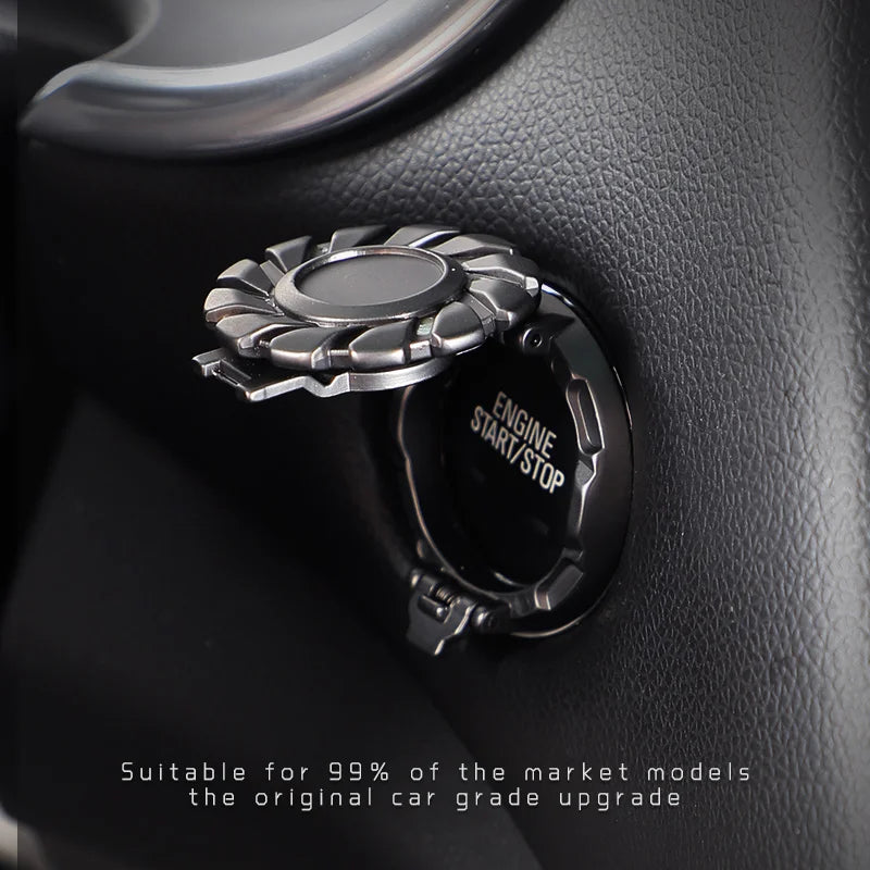 Metal Ignition Button Cover - One Click Start