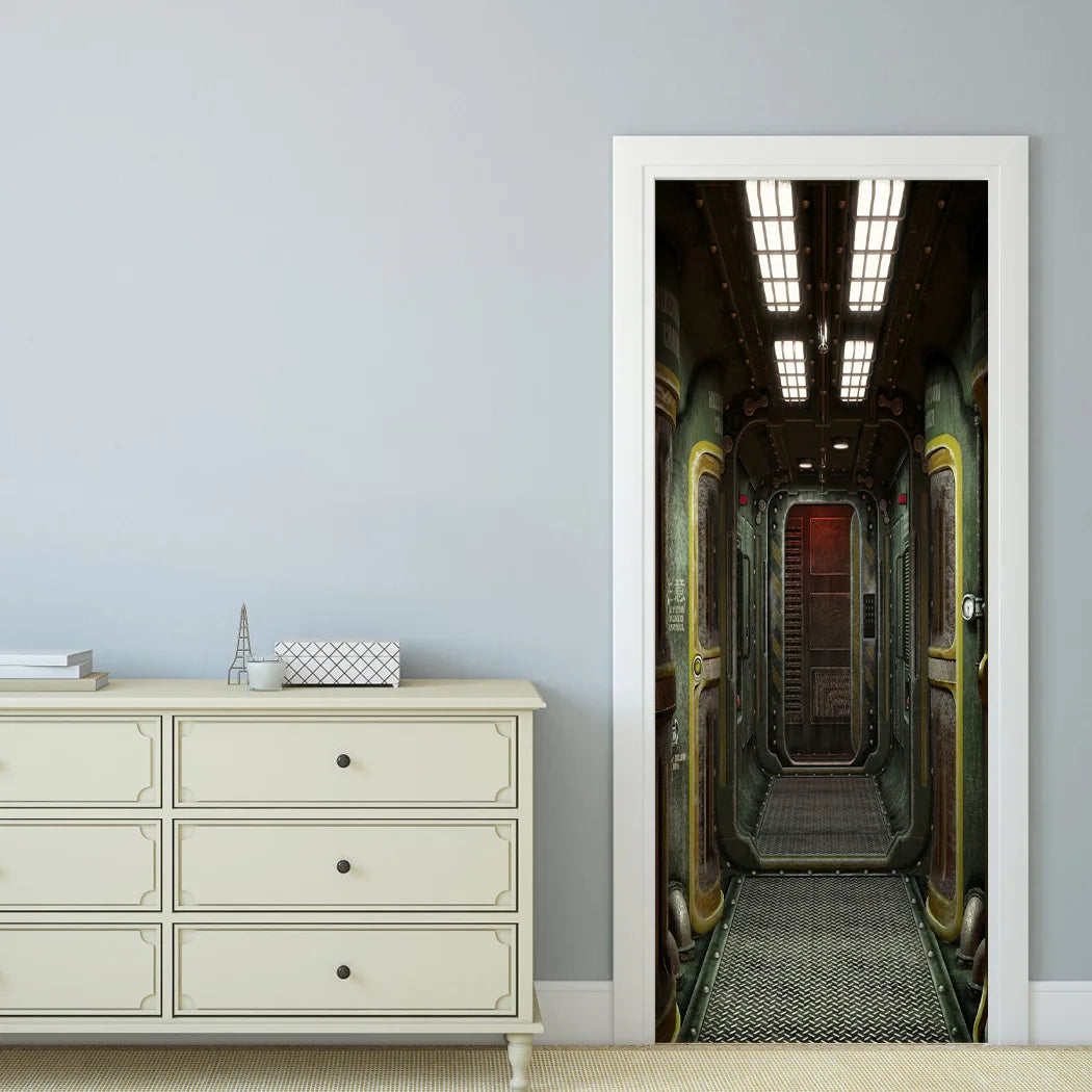 Custom PVC Door Mural: Personalize Your Space