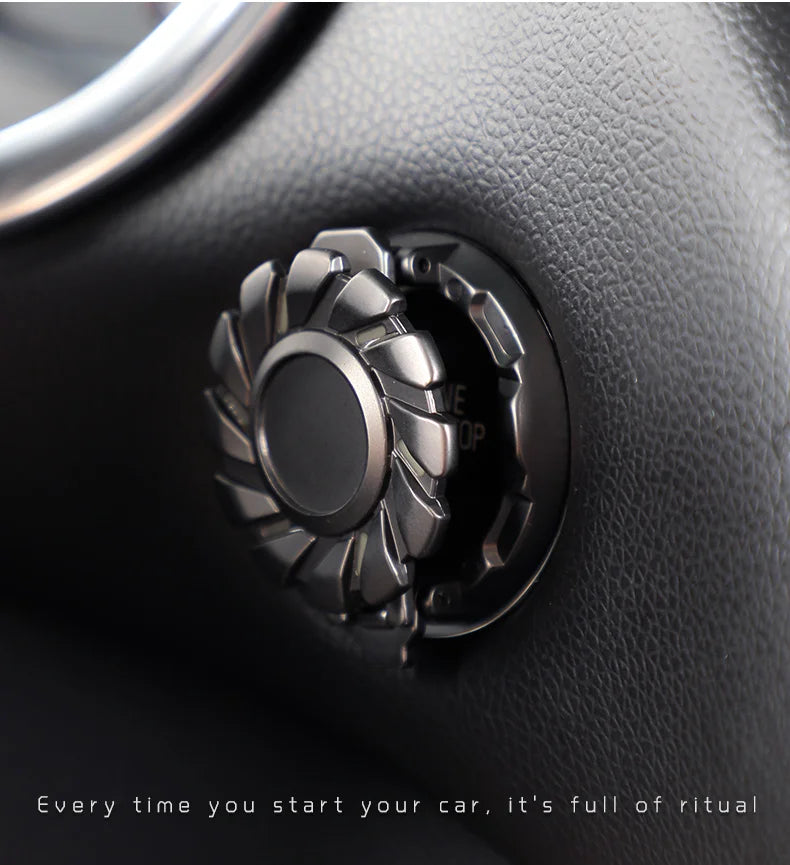 Metal Ignition Button Cover - One Click Start