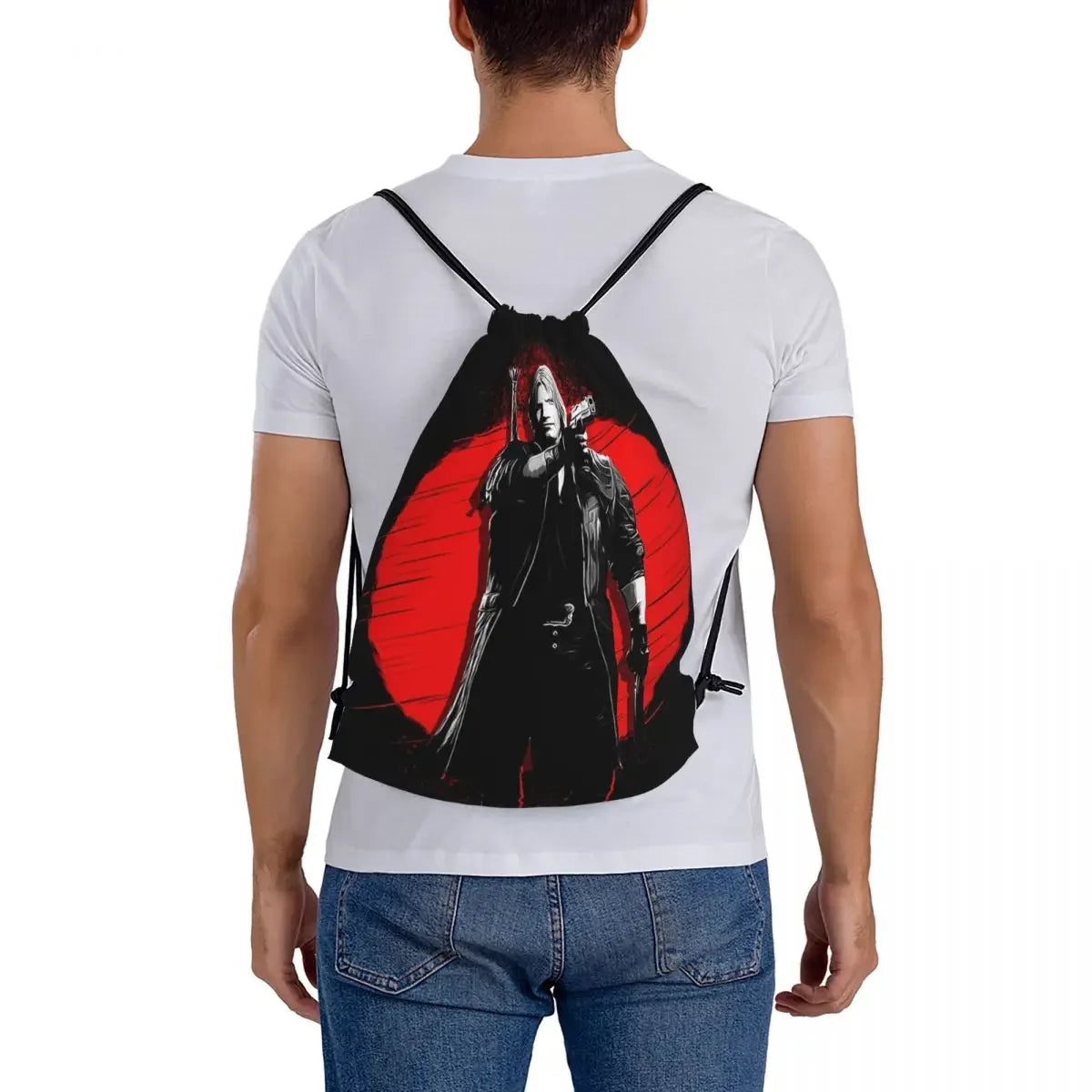 Dante Cry Drawstring Backpack - Student Essentials Bag