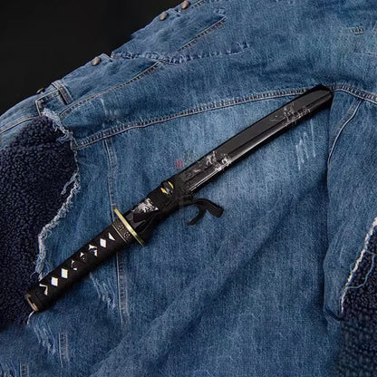 Rosewood Wakizashi Cosplay Knife - 53cm Toy Blade