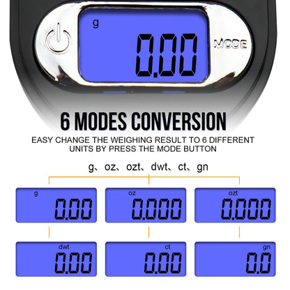 Tiny Tech Jewelry Scale - Precision Pocket Weighing