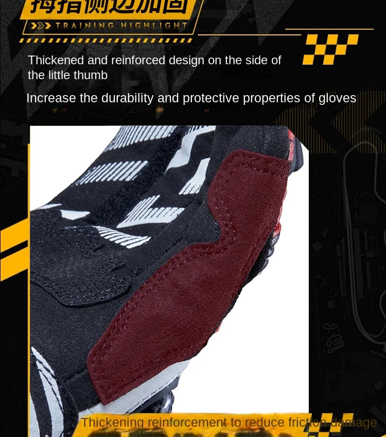 DUHAN W2 All-Weather Motorcycle Gloves Unisex