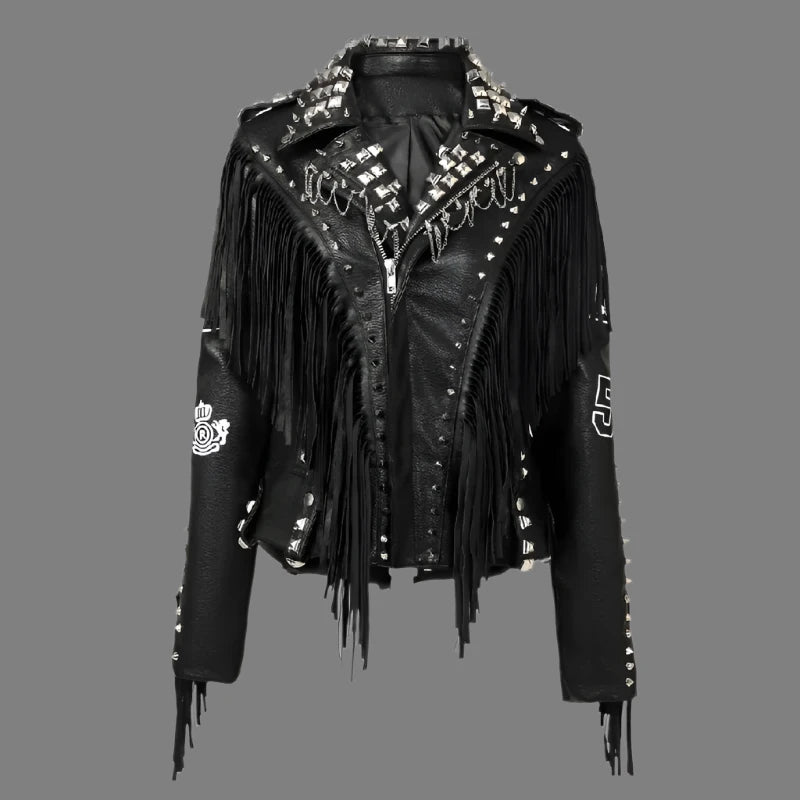 PU Leather Jacket for Women