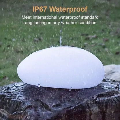 LED Lamp Solar Powered IP65 Waterproof Lighting Stone