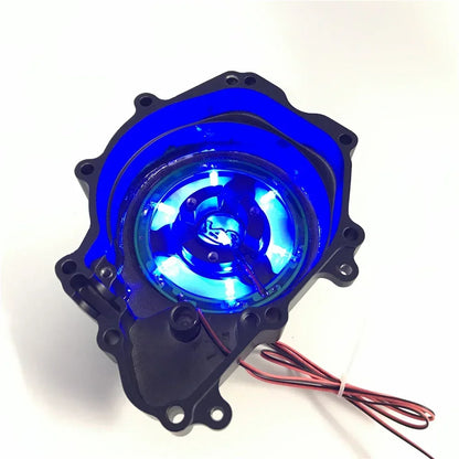 Yamaha R6 LED Engine Stator Cover - Black Billet
