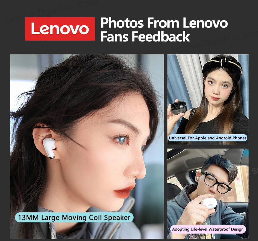 Lenovo LP5 Wireless HiFi Earbuds - Sports, Comfort, and Durability