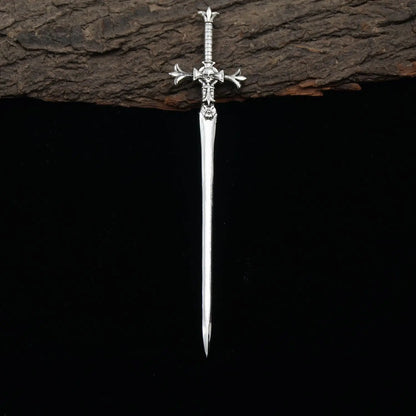 Skull & Moon sword - Unique Metal Hair Sticks