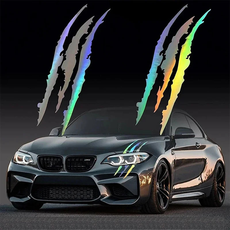 Monster Claw Reflective Decal for Moto & Car