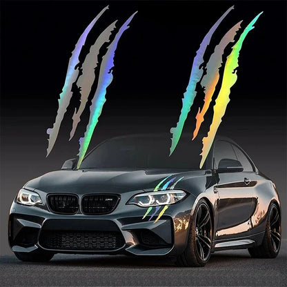 Monster Claw Reflective Decal for Moto & Car