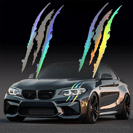 Monster Claw Reflective Decal for Moto & Car