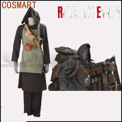 Resident Evil 4 Remake Merchant Men Cosplay Costume