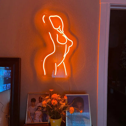 Woman Body Neon Sign