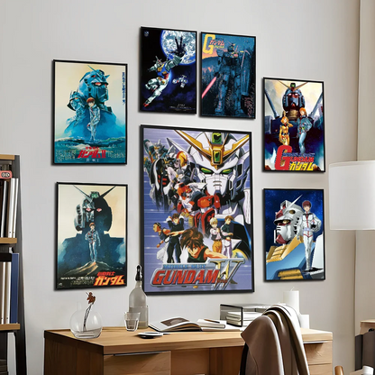 Anime G-Gundam Retro HD Poster Wall Art Decor