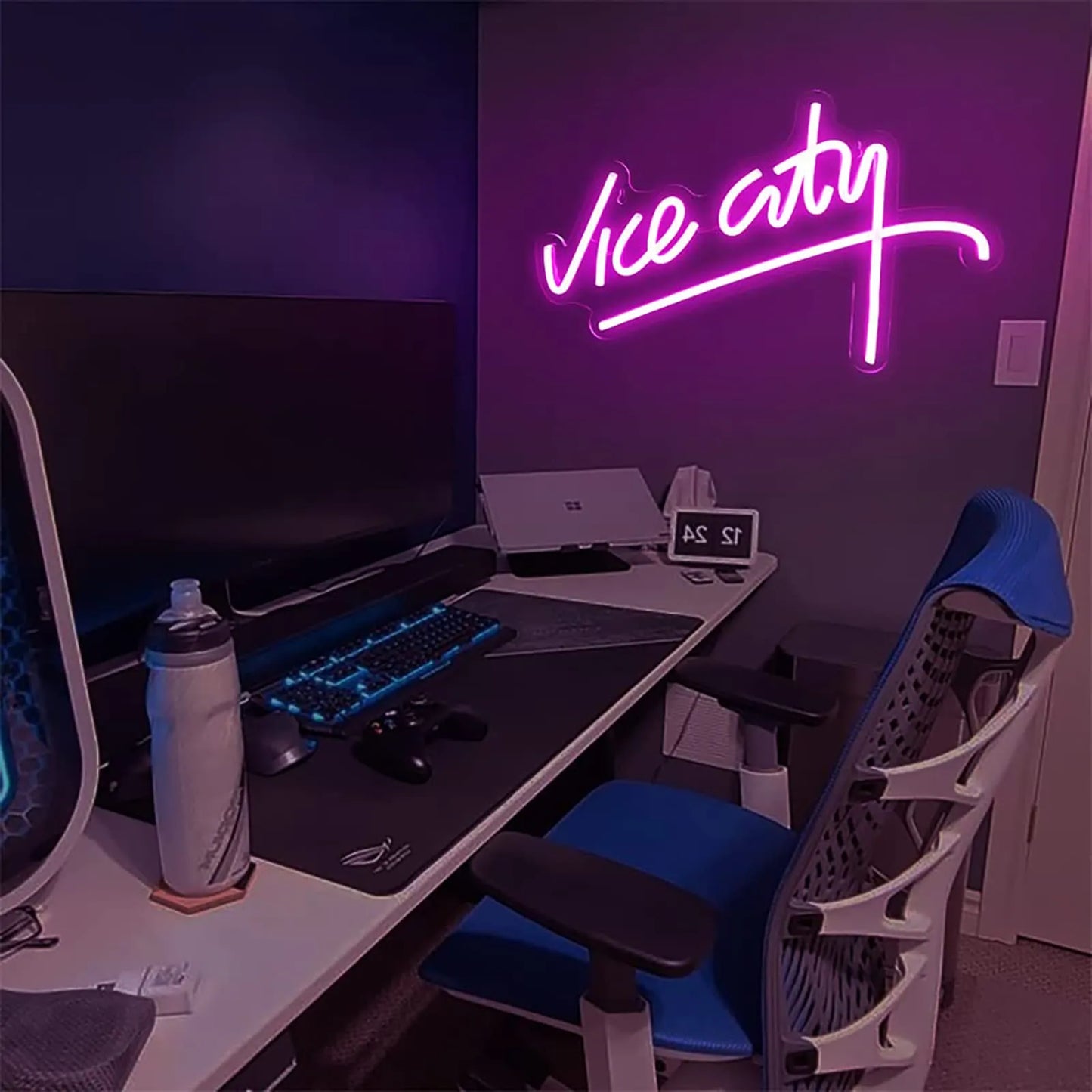 Pink Vice City Neon Sign Led Lights