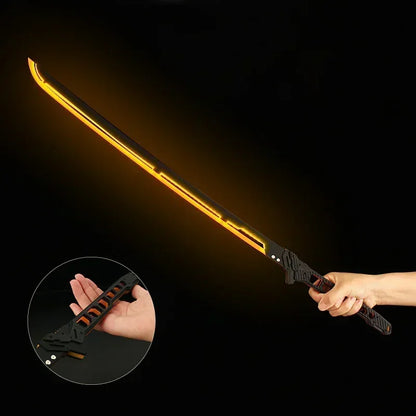 Punk Thermal Katana - Sci-Fi Glow Gaming Sword