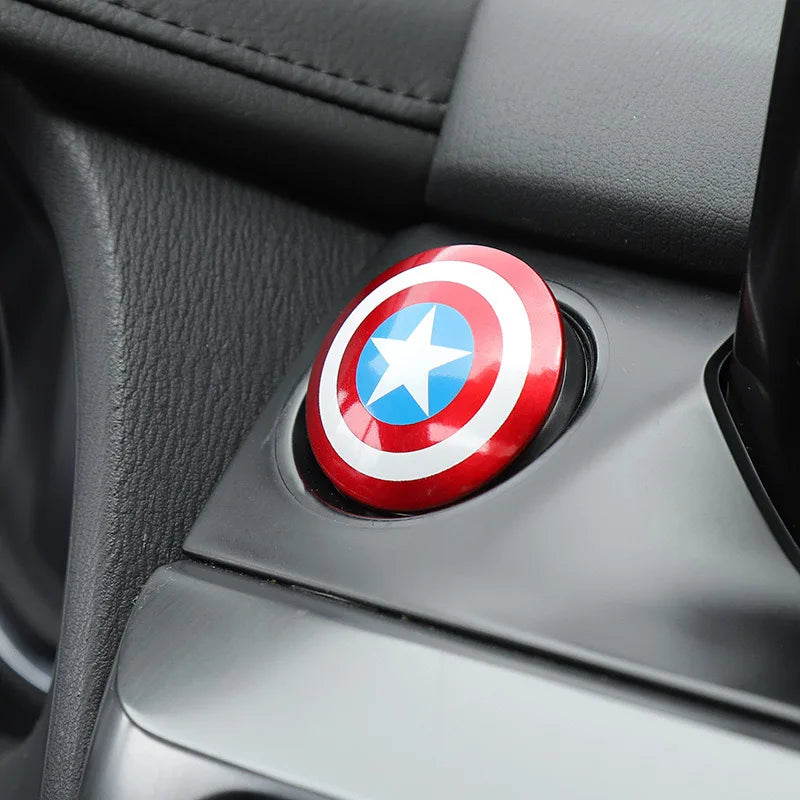 Car Engine Ignition Start Switch Button Protective Cover
