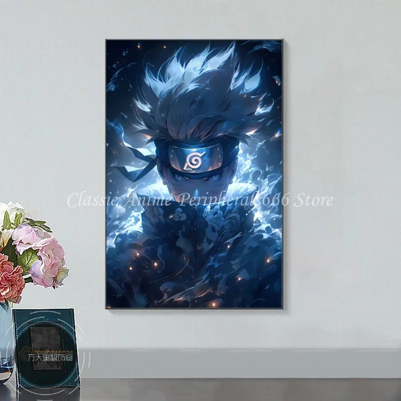 Naruto Kakashi Vibrant Anime Wall Art Poster