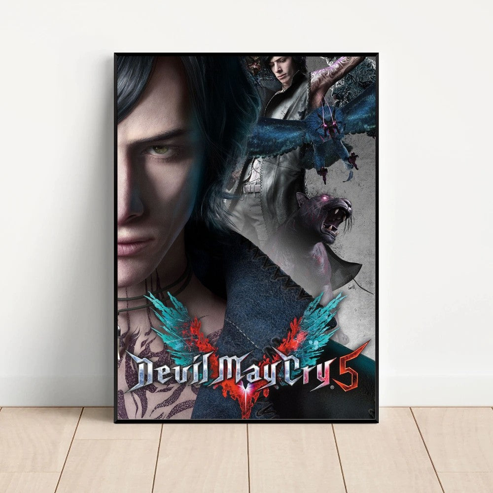 Retro D-Devil Poster Art for Home & Cafés