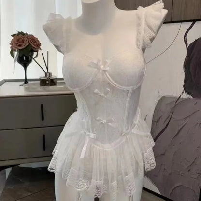 French Elegance Corset & Panty Lingerie Set
