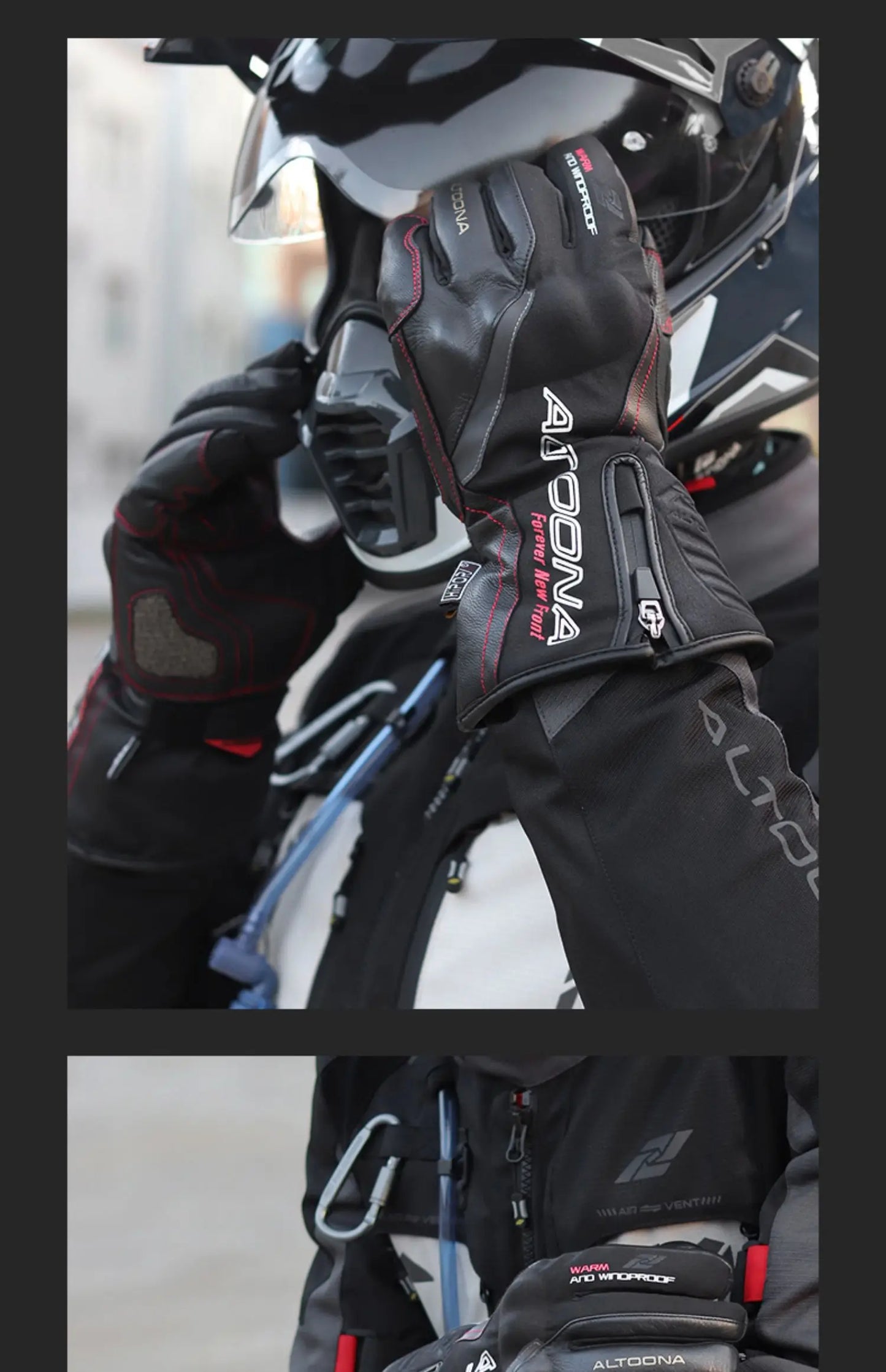 Winter Windproof Touchscreen Motorcycle Gloves
