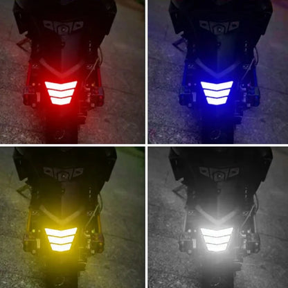 Reflective Trapezoid Motorcycle Warning Stickers
