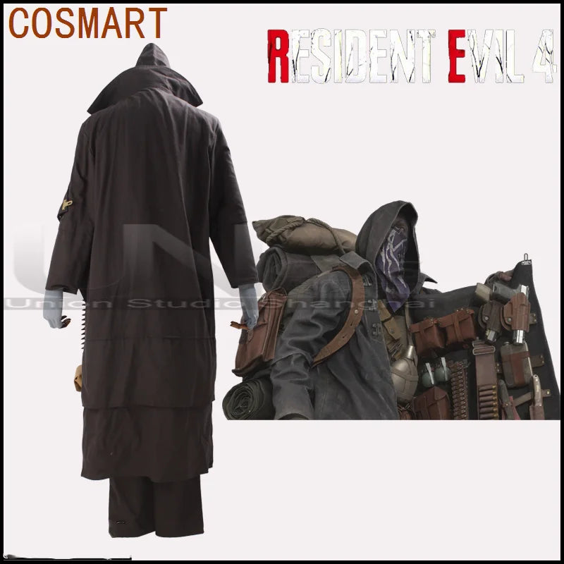 Resident Evil 4 Remake Merchant Men Cosplay Costume