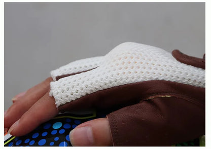 Retro Breeze Half-Finger Motorcycle Gloves