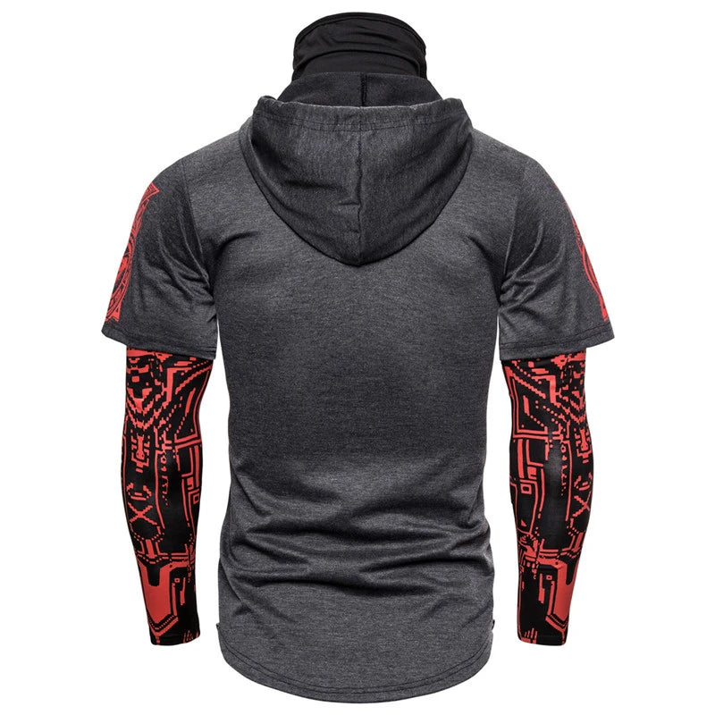 Punk Ninja Skull Hoodie - Stylishly Edgy Streetwear