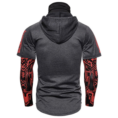 Punk Ninja Skull Hoodie - Stylishly Edgy Streetwear