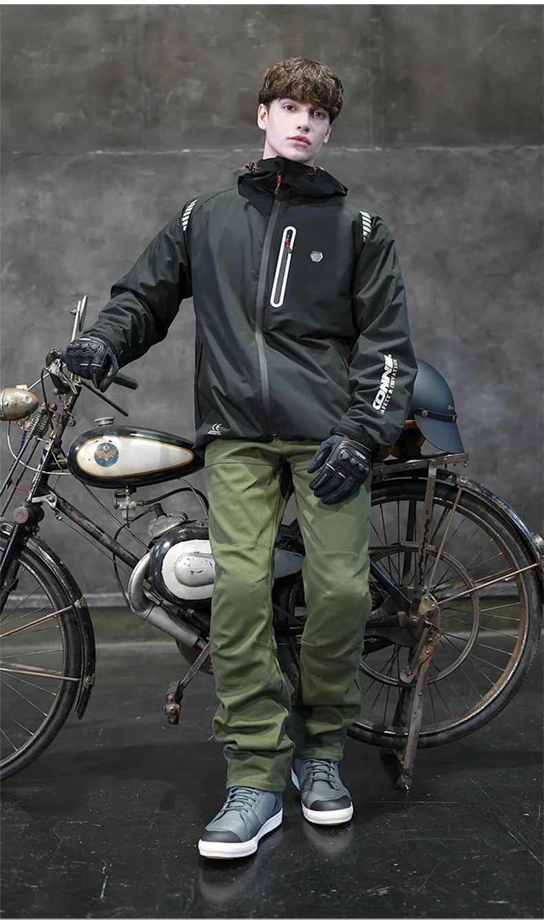 KOMINE GK-856 Windproof Sheepskin Moto Gloves