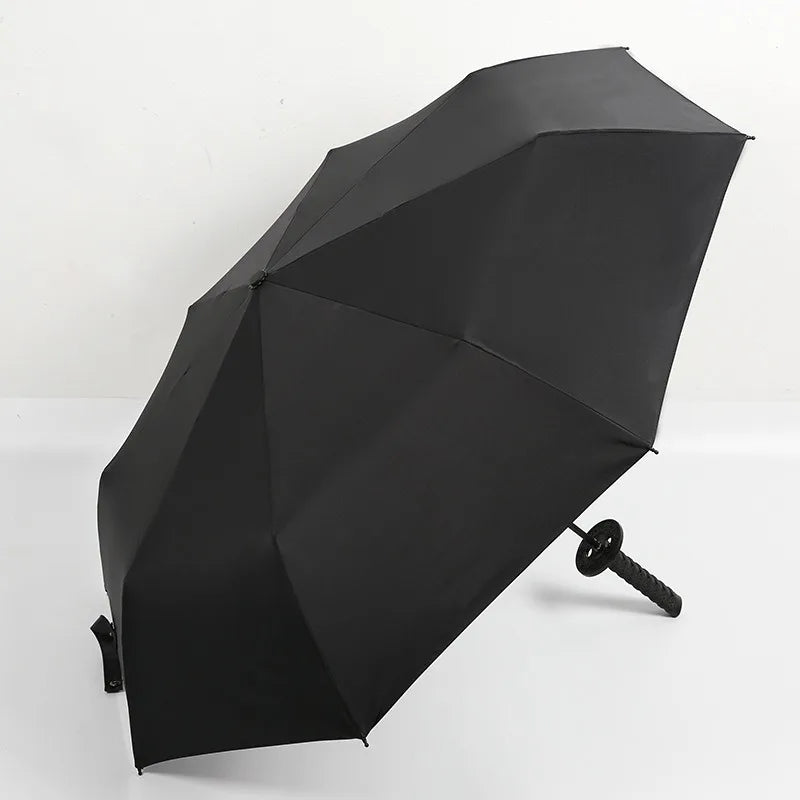 Katana Shield: Samurai Windproof Folding Umbrella