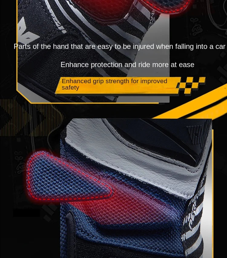 DUHAN W2 All-Weather Motorcycle Gloves Unisex