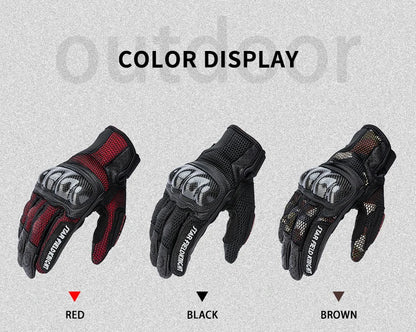 Star Field Knight Carbon Fiber Summer Bike Gloves