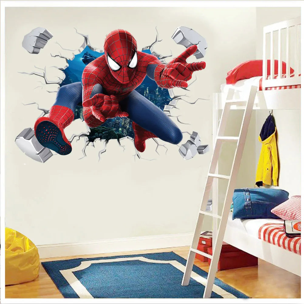 Heroic Wall Stickers - Marvel Vinyl Decor for Kids