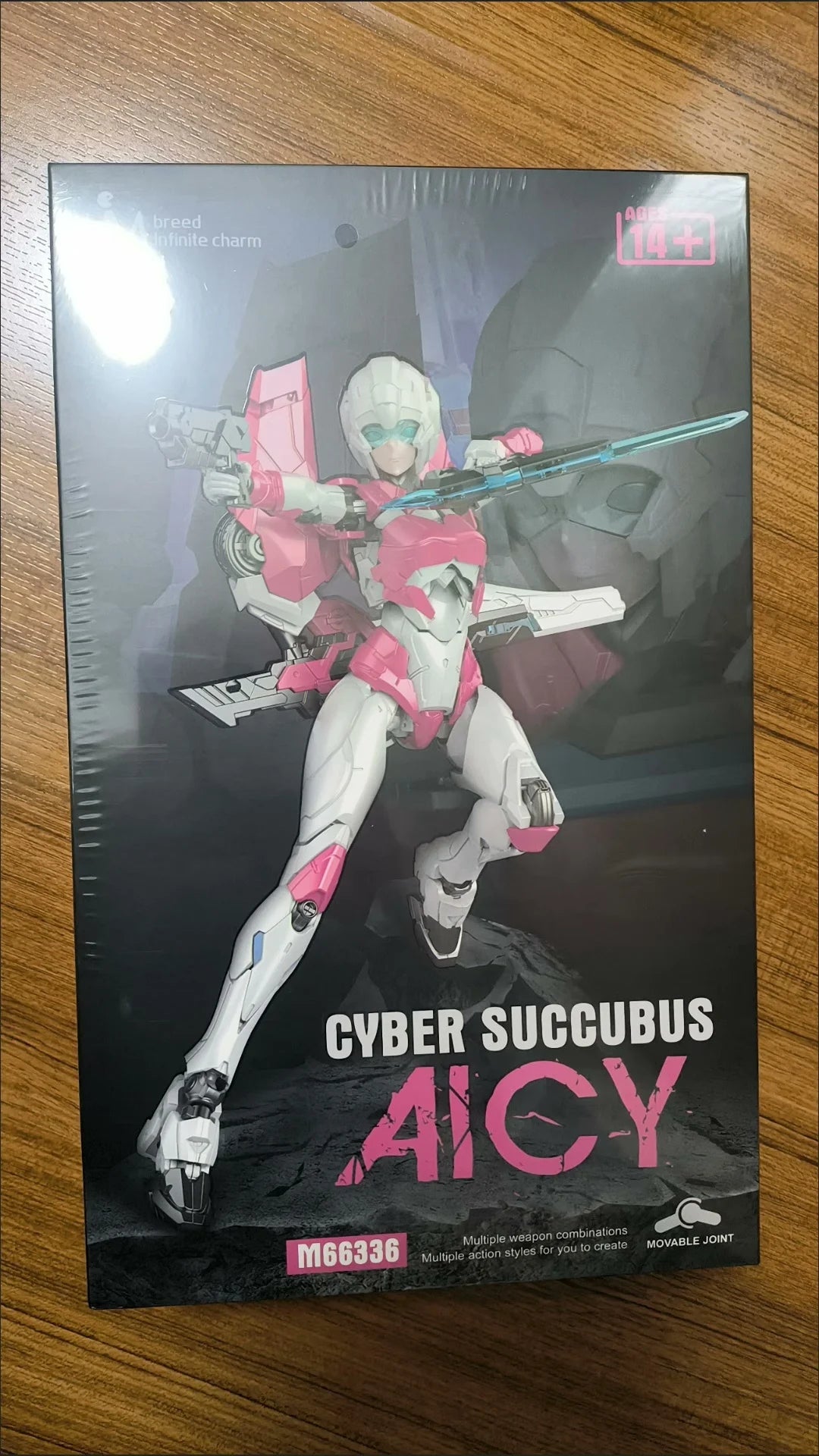 Cyber Succubus Mbreed Charm: Arcee PVC Model