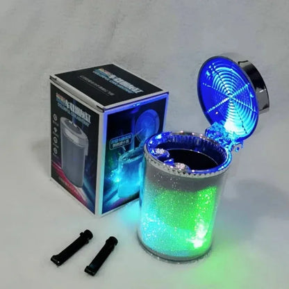 LED Glowsmith: Smokeless Car Ashtray Delight