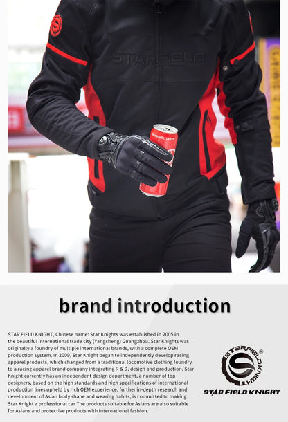 GlideGuard Summer Riding Gloves - Star Field Knight