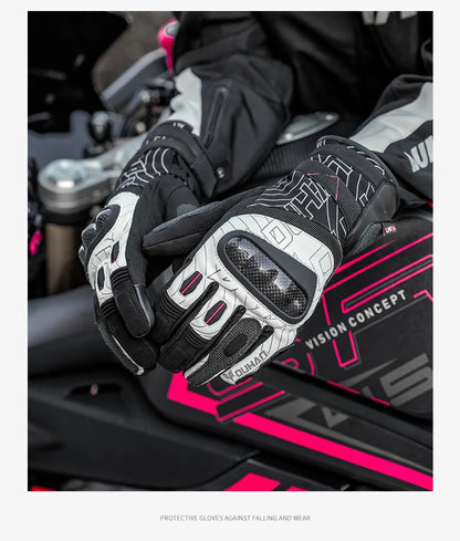 DUHAN W2 All-Weather Motorcycle Gloves Unisex